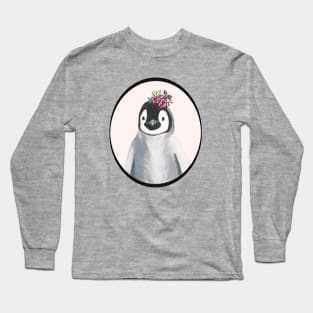 Penguin Heart Long Sleeve T-Shirt